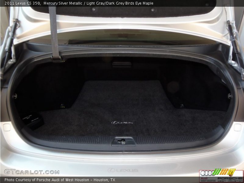 Mercury Silver Metallic / Light Gray/Dark Grey Birds Eye Maple 2011 Lexus GS 350