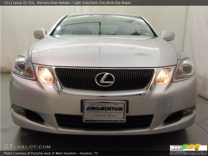 Mercury Silver Metallic / Light Gray/Dark Grey Birds Eye Maple 2011 Lexus GS 350
