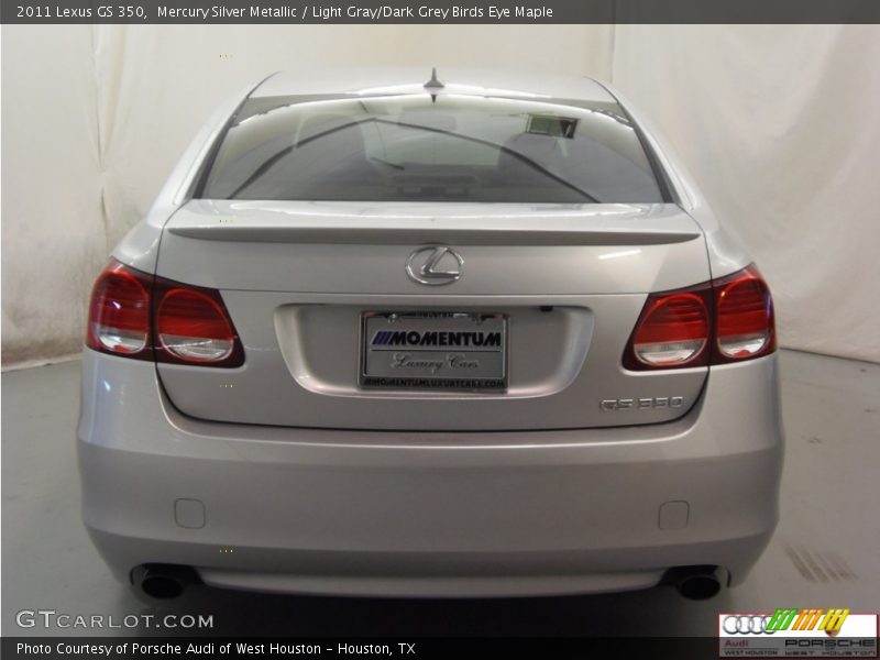 Mercury Silver Metallic / Light Gray/Dark Grey Birds Eye Maple 2011 Lexus GS 350