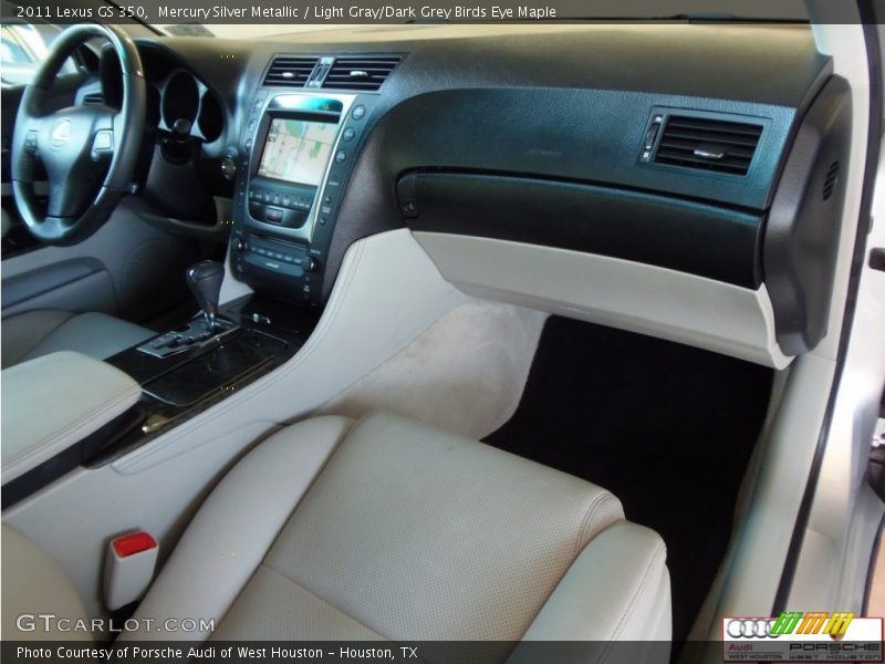 Mercury Silver Metallic / Light Gray/Dark Grey Birds Eye Maple 2011 Lexus GS 350