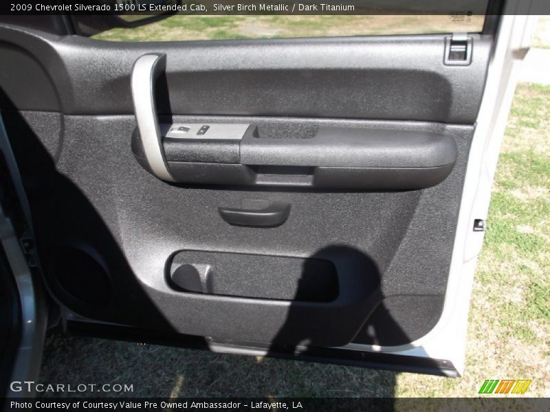 Silver Birch Metallic / Dark Titanium 2009 Chevrolet Silverado 1500 LS Extended Cab