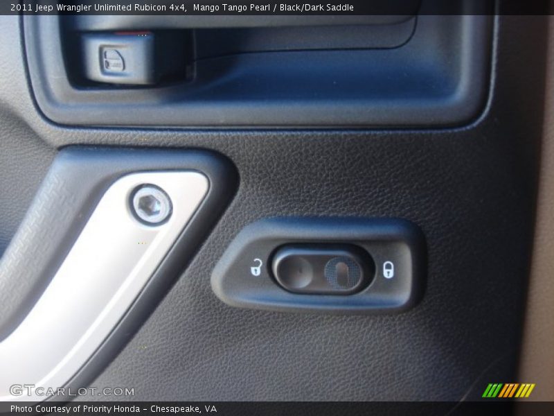 Mango Tango Pearl / Black/Dark Saddle 2011 Jeep Wrangler Unlimited Rubicon 4x4