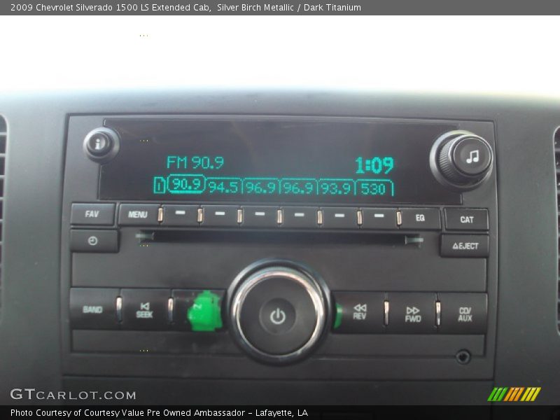 Silver Birch Metallic / Dark Titanium 2009 Chevrolet Silverado 1500 LS Extended Cab