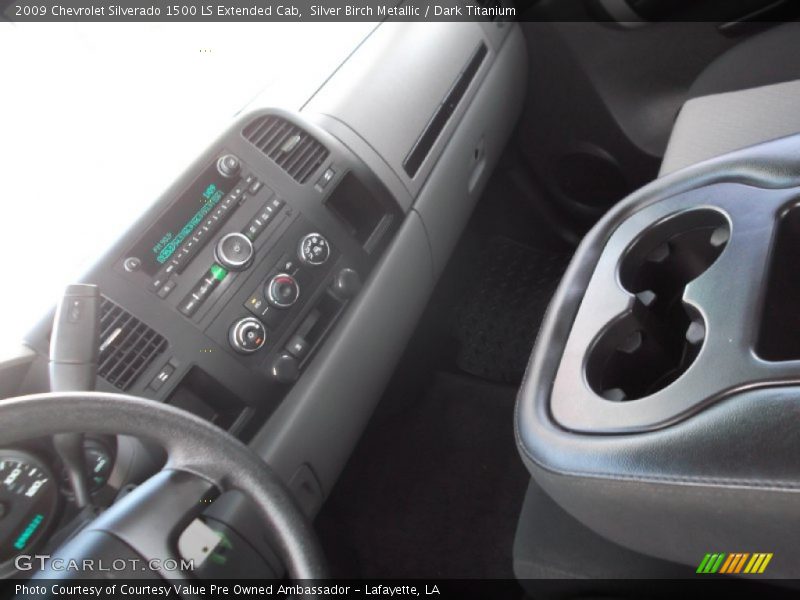 Silver Birch Metallic / Dark Titanium 2009 Chevrolet Silverado 1500 LS Extended Cab