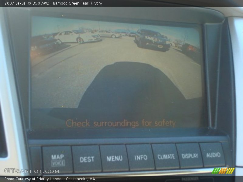 Bamboo Green Pearl / Ivory 2007 Lexus RX 350 AWD