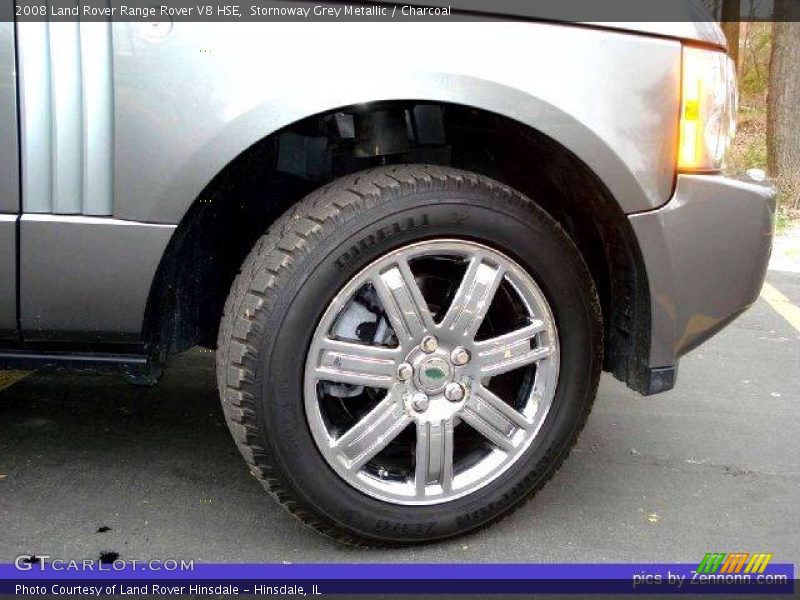 Stornoway Grey Metallic / Charcoal 2008 Land Rover Range Rover V8 HSE