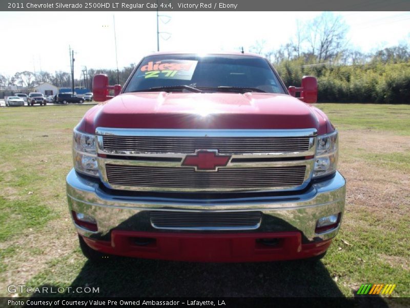 Victory Red / Ebony 2011 Chevrolet Silverado 2500HD LT Regular Cab 4x4