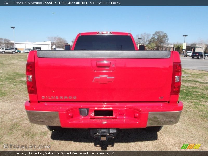 Victory Red / Ebony 2011 Chevrolet Silverado 2500HD LT Regular Cab 4x4