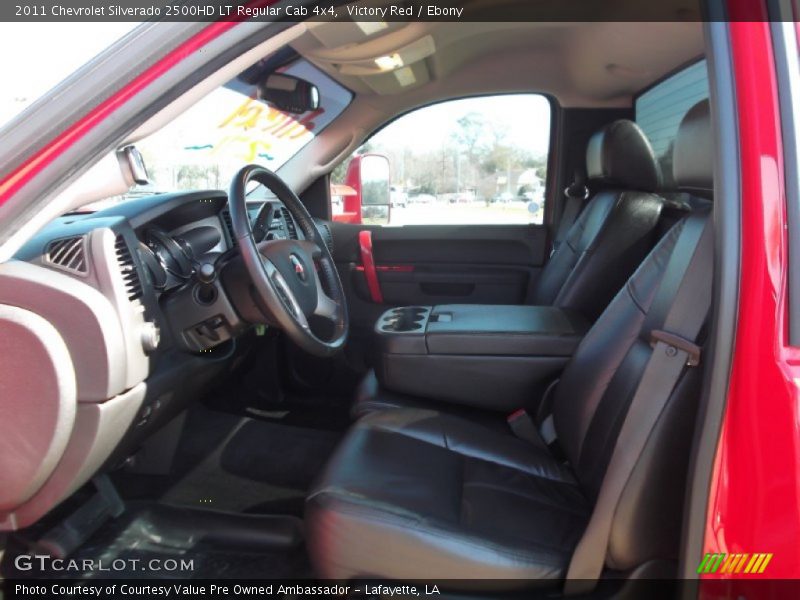 Victory Red / Ebony 2011 Chevrolet Silverado 2500HD LT Regular Cab 4x4