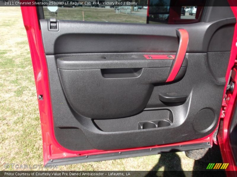 Victory Red / Ebony 2011 Chevrolet Silverado 2500HD LT Regular Cab 4x4