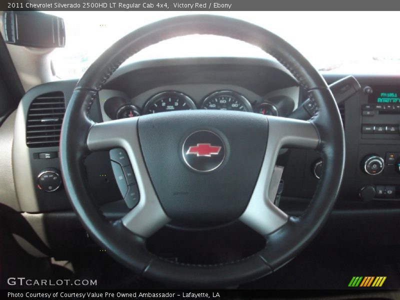 Victory Red / Ebony 2011 Chevrolet Silverado 2500HD LT Regular Cab 4x4
