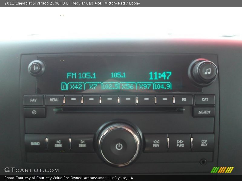 Audio System of 2011 Silverado 2500HD LT Regular Cab 4x4