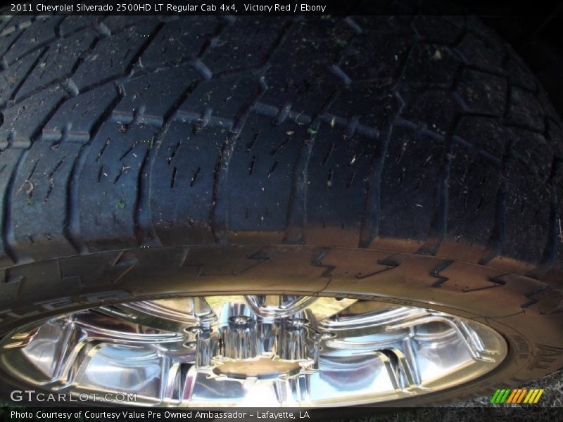 Victory Red / Ebony 2011 Chevrolet Silverado 2500HD LT Regular Cab 4x4