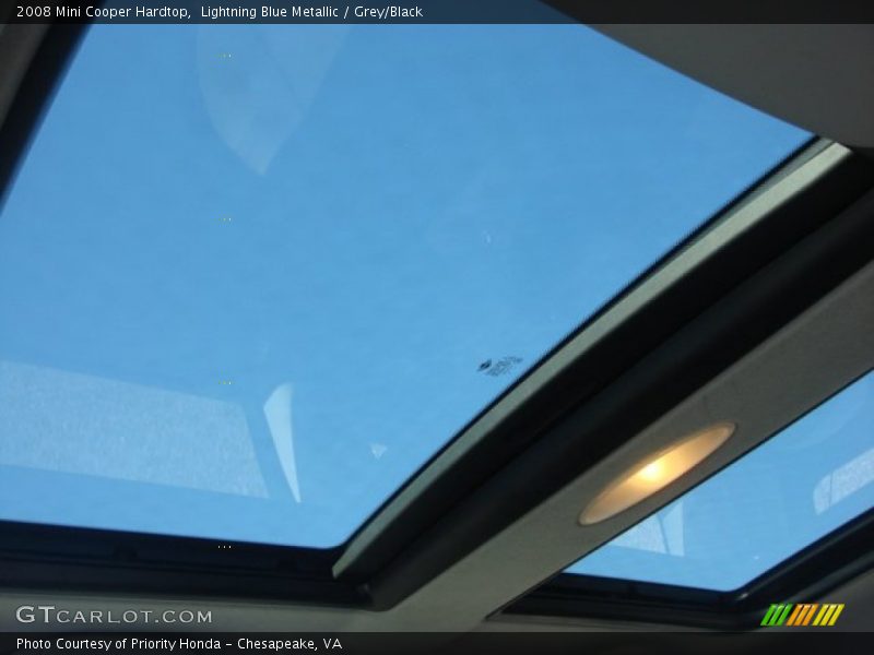 Lightning Blue Metallic / Grey/Black 2008 Mini Cooper Hardtop