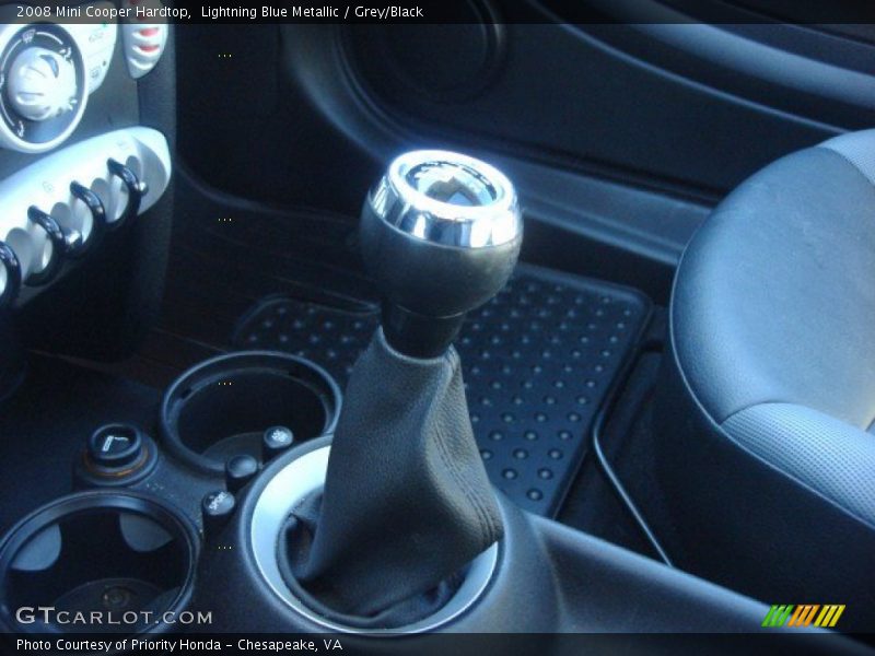 Lightning Blue Metallic / Grey/Black 2008 Mini Cooper Hardtop