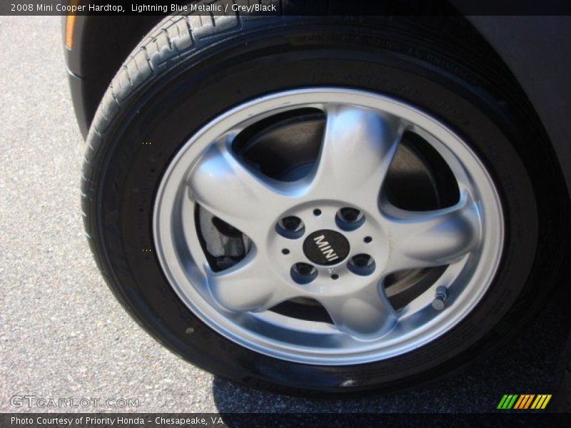 Lightning Blue Metallic / Grey/Black 2008 Mini Cooper Hardtop
