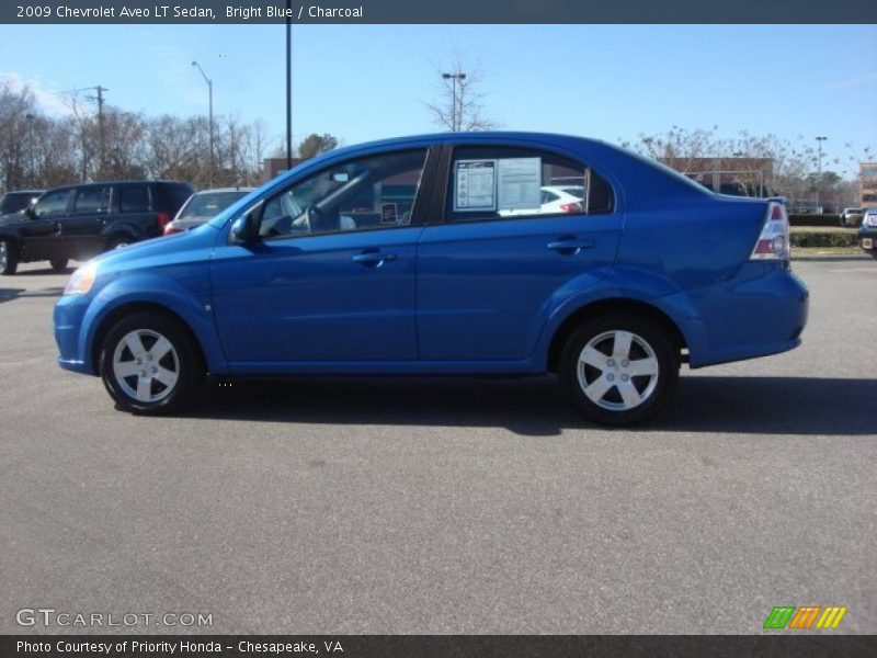Bright Blue / Charcoal 2009 Chevrolet Aveo LT Sedan