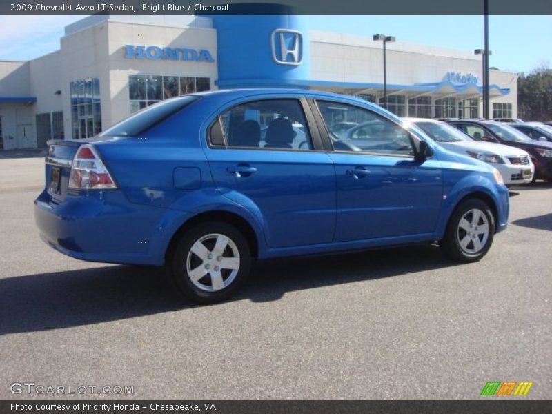 Bright Blue / Charcoal 2009 Chevrolet Aveo LT Sedan