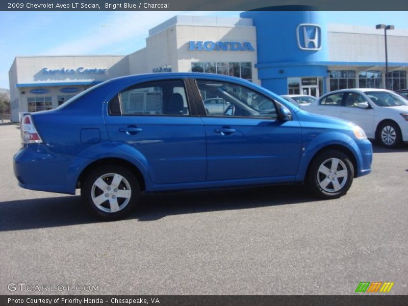 Bright Blue / Charcoal 2009 Chevrolet Aveo LT Sedan