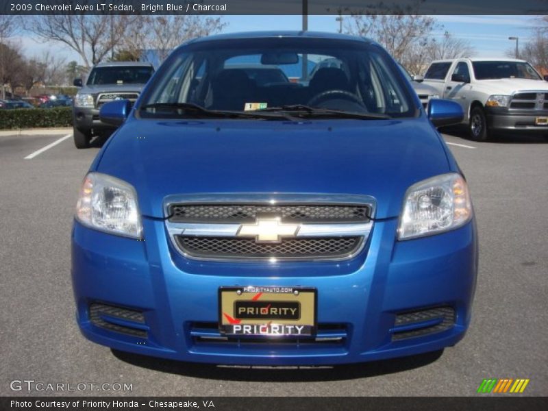 Bright Blue / Charcoal 2009 Chevrolet Aveo LT Sedan