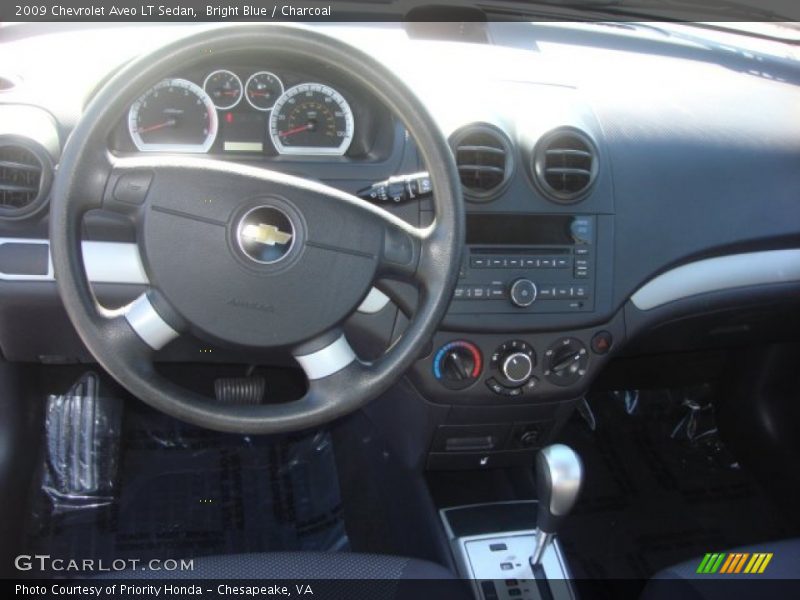 Bright Blue / Charcoal 2009 Chevrolet Aveo LT Sedan