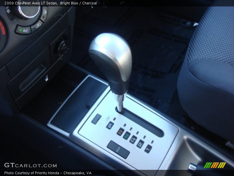 Bright Blue / Charcoal 2009 Chevrolet Aveo LT Sedan