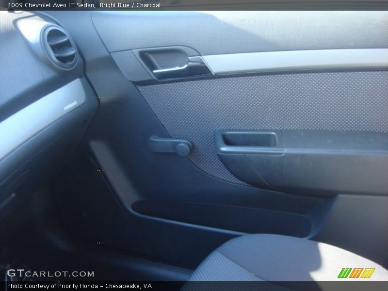 Bright Blue / Charcoal 2009 Chevrolet Aveo LT Sedan
