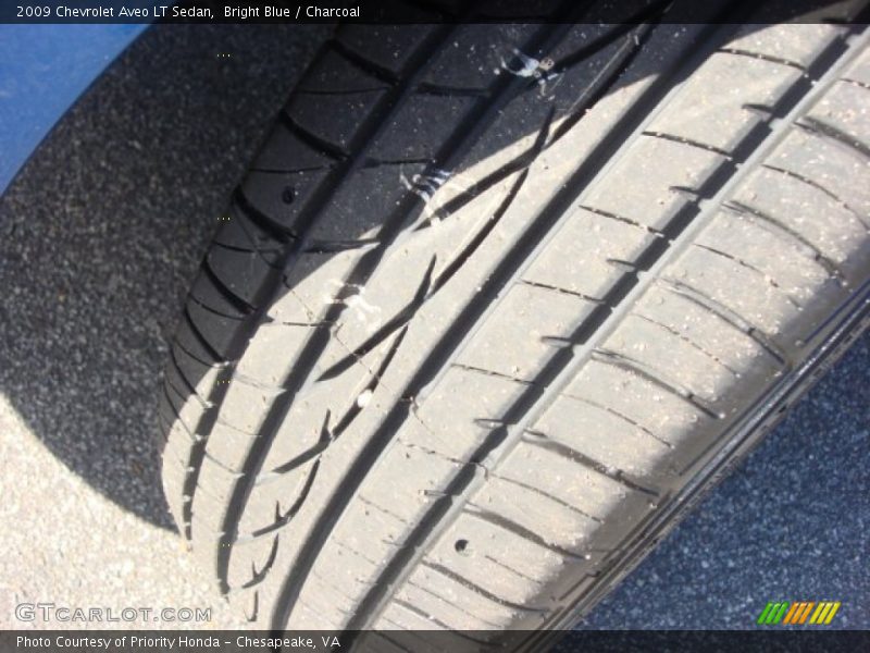 Bright Blue / Charcoal 2009 Chevrolet Aveo LT Sedan