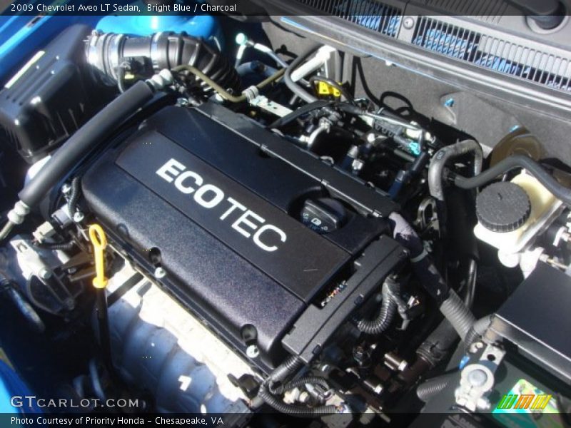Bright Blue / Charcoal 2009 Chevrolet Aveo LT Sedan
