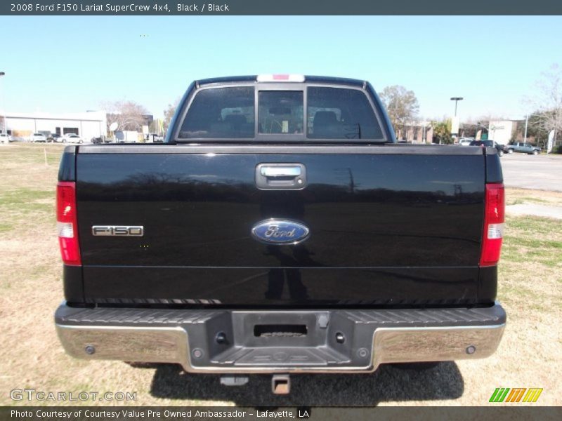 Black / Black 2008 Ford F150 Lariat SuperCrew 4x4