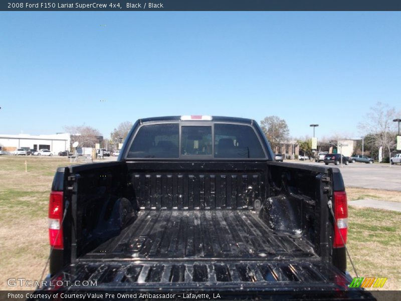 Black / Black 2008 Ford F150 Lariat SuperCrew 4x4