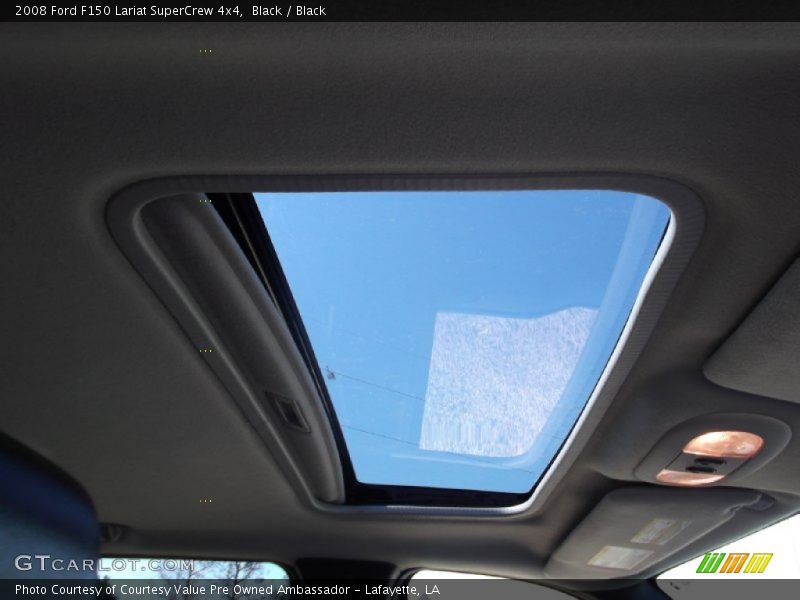Black / Black 2008 Ford F150 Lariat SuperCrew 4x4