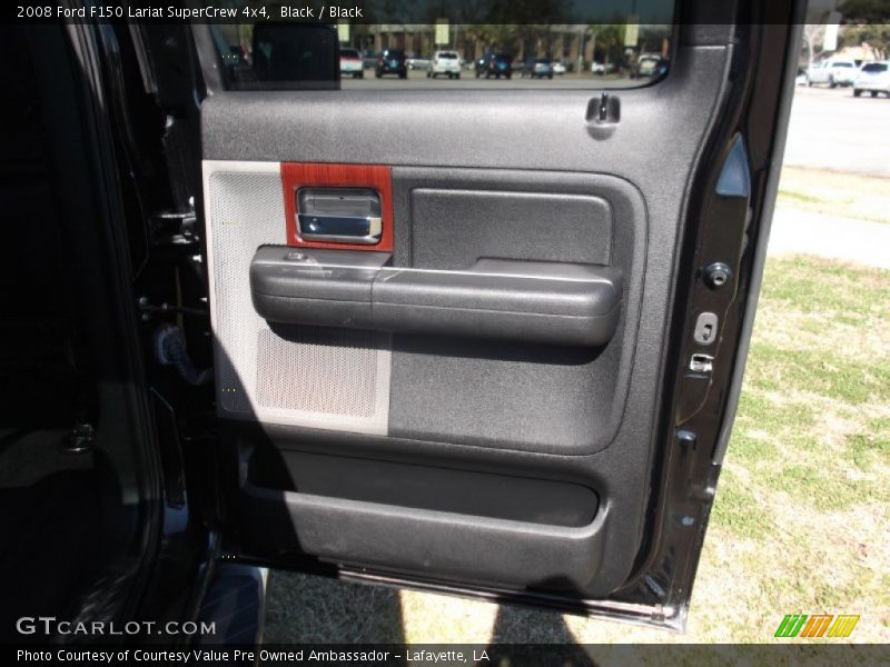Black / Black 2008 Ford F150 Lariat SuperCrew 4x4