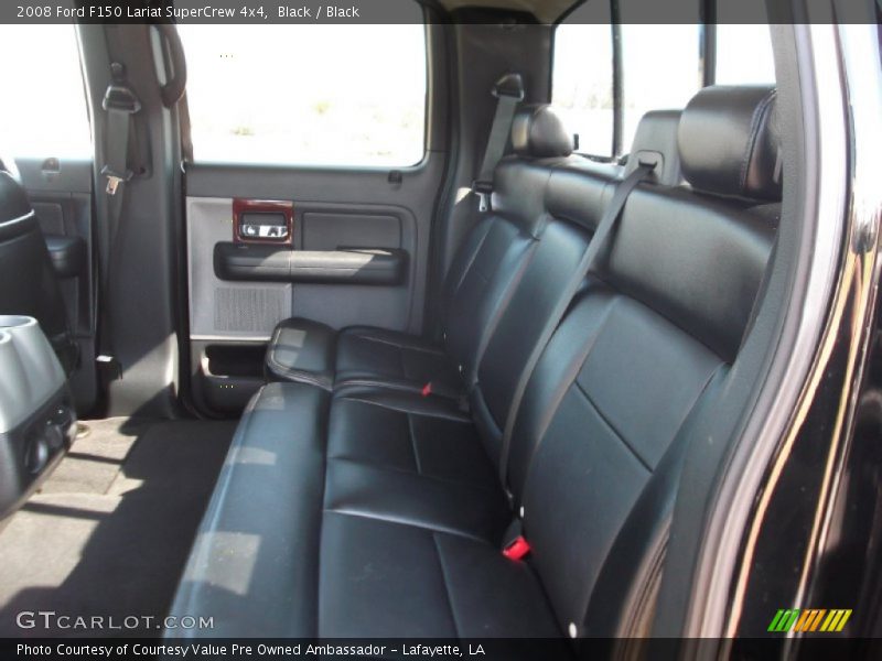 Black / Black 2008 Ford F150 Lariat SuperCrew 4x4