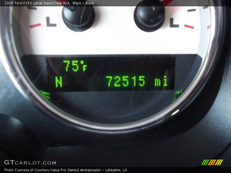 Black / Black 2008 Ford F150 Lariat SuperCrew 4x4