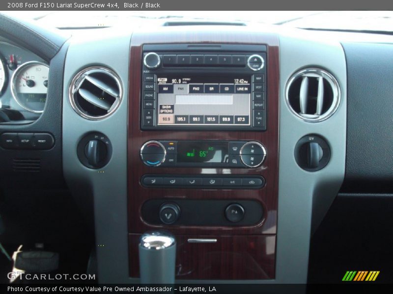 Black / Black 2008 Ford F150 Lariat SuperCrew 4x4