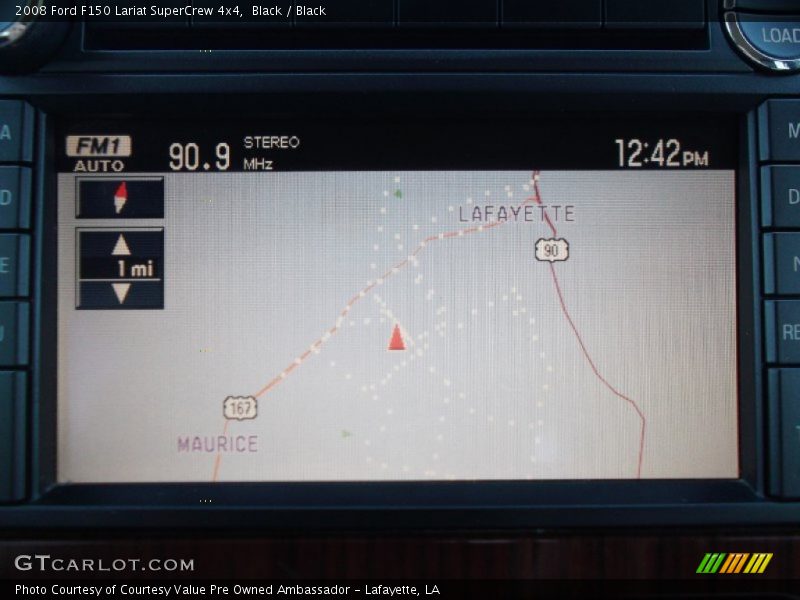 Black / Black 2008 Ford F150 Lariat SuperCrew 4x4