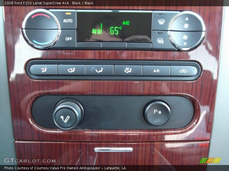 Black / Black 2008 Ford F150 Lariat SuperCrew 4x4