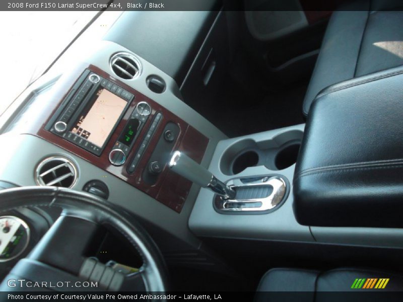 Black / Black 2008 Ford F150 Lariat SuperCrew 4x4