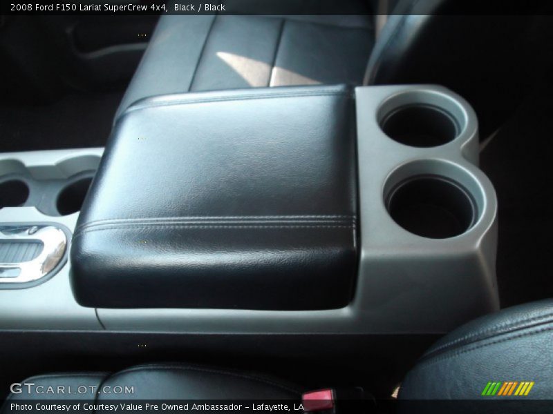 Black / Black 2008 Ford F150 Lariat SuperCrew 4x4