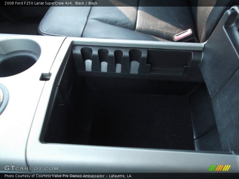 Black / Black 2008 Ford F150 Lariat SuperCrew 4x4