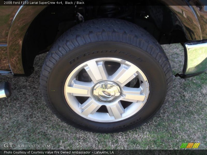 Black / Black 2008 Ford F150 Lariat SuperCrew 4x4