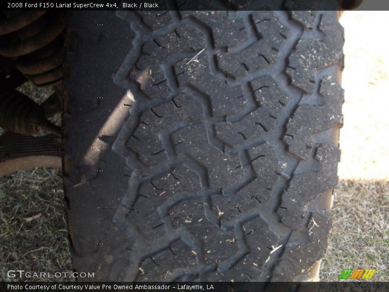 Black / Black 2008 Ford F150 Lariat SuperCrew 4x4