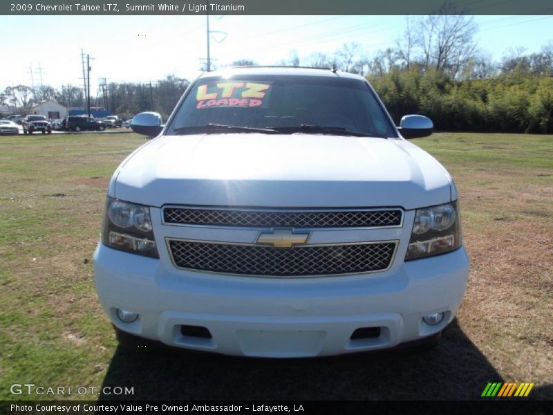 Summit White / Light Titanium 2009 Chevrolet Tahoe LTZ