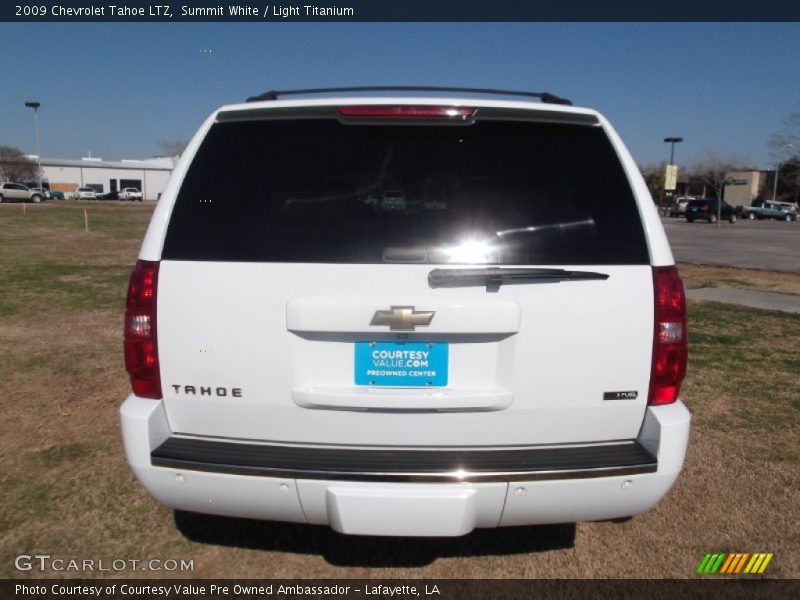 Summit White / Light Titanium 2009 Chevrolet Tahoe LTZ