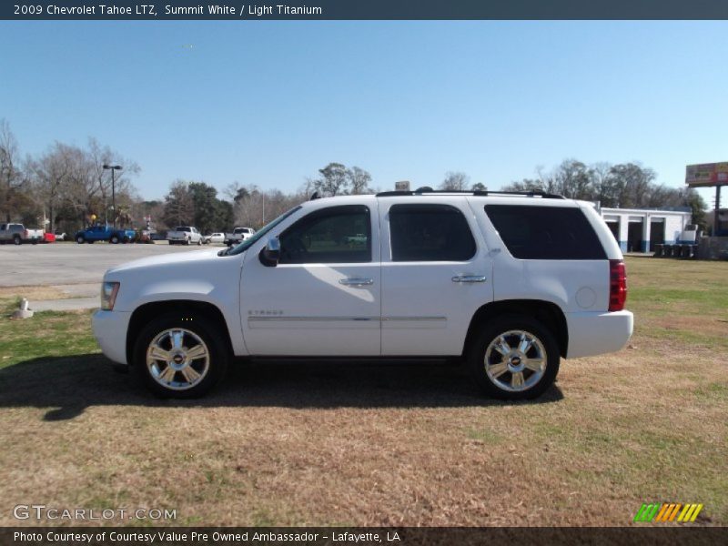 Summit White / Light Titanium 2009 Chevrolet Tahoe LTZ