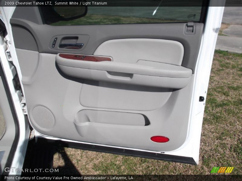 Summit White / Light Titanium 2009 Chevrolet Tahoe LTZ