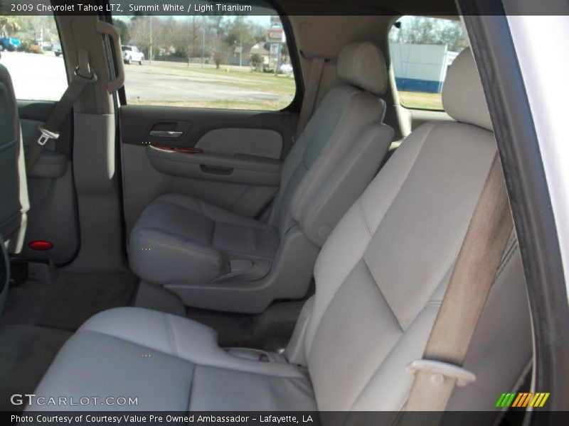 Summit White / Light Titanium 2009 Chevrolet Tahoe LTZ