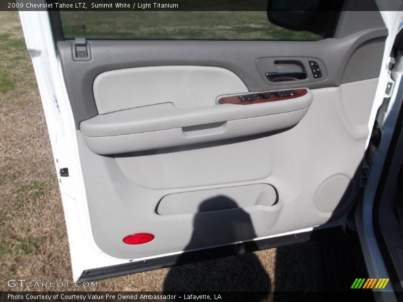 Summit White / Light Titanium 2009 Chevrolet Tahoe LTZ