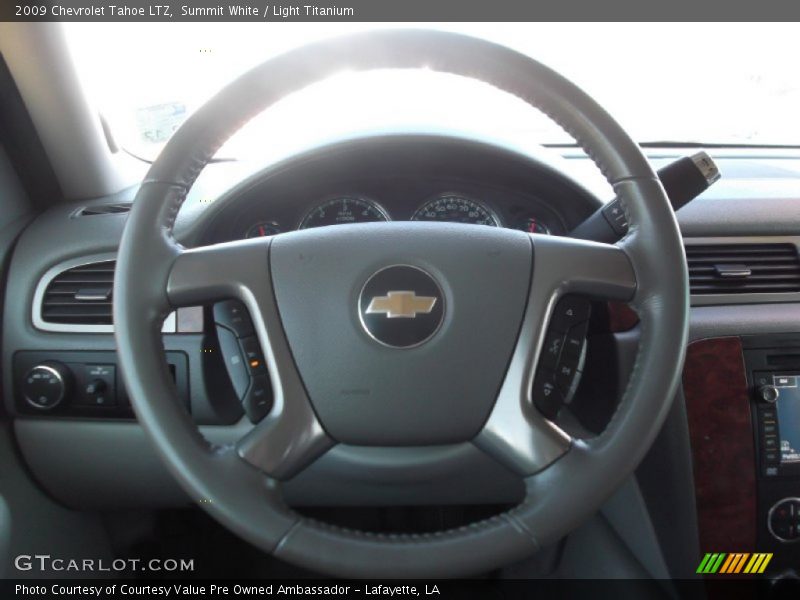 Summit White / Light Titanium 2009 Chevrolet Tahoe LTZ